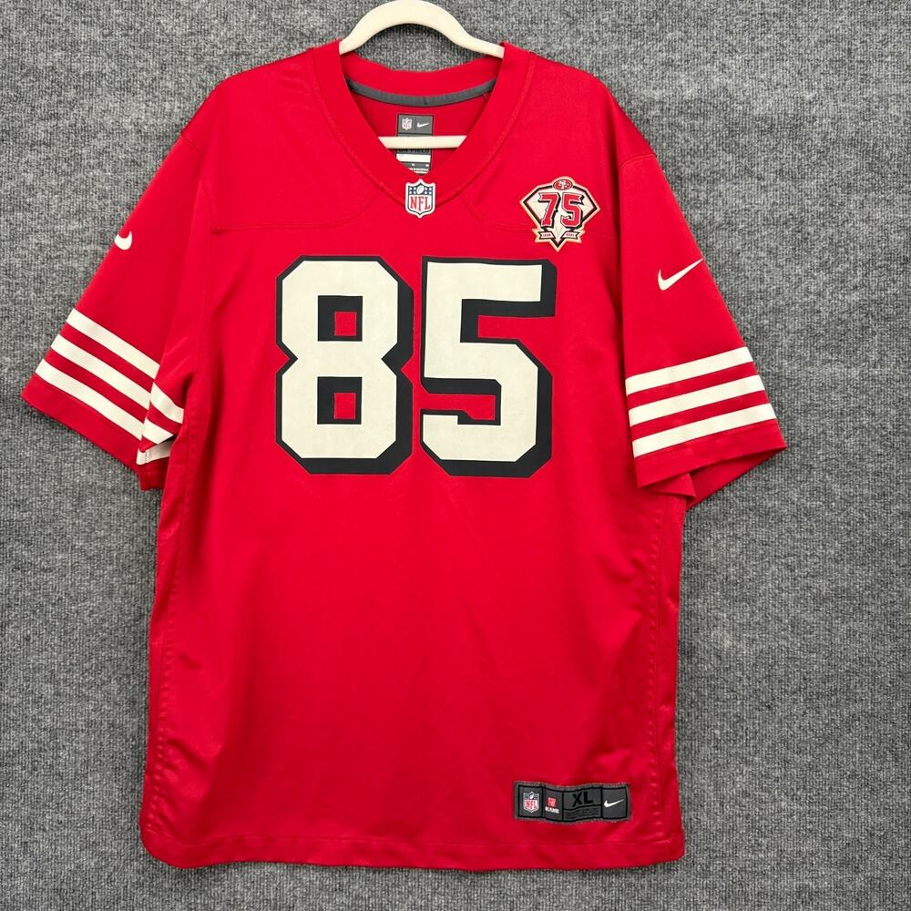 Nike NFL San Francisco 49ers #85 George Kittle Home Game Jersey NFL Red Mens XL